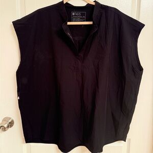 FIGS Women's Black Rafaela FREEx Top XXL